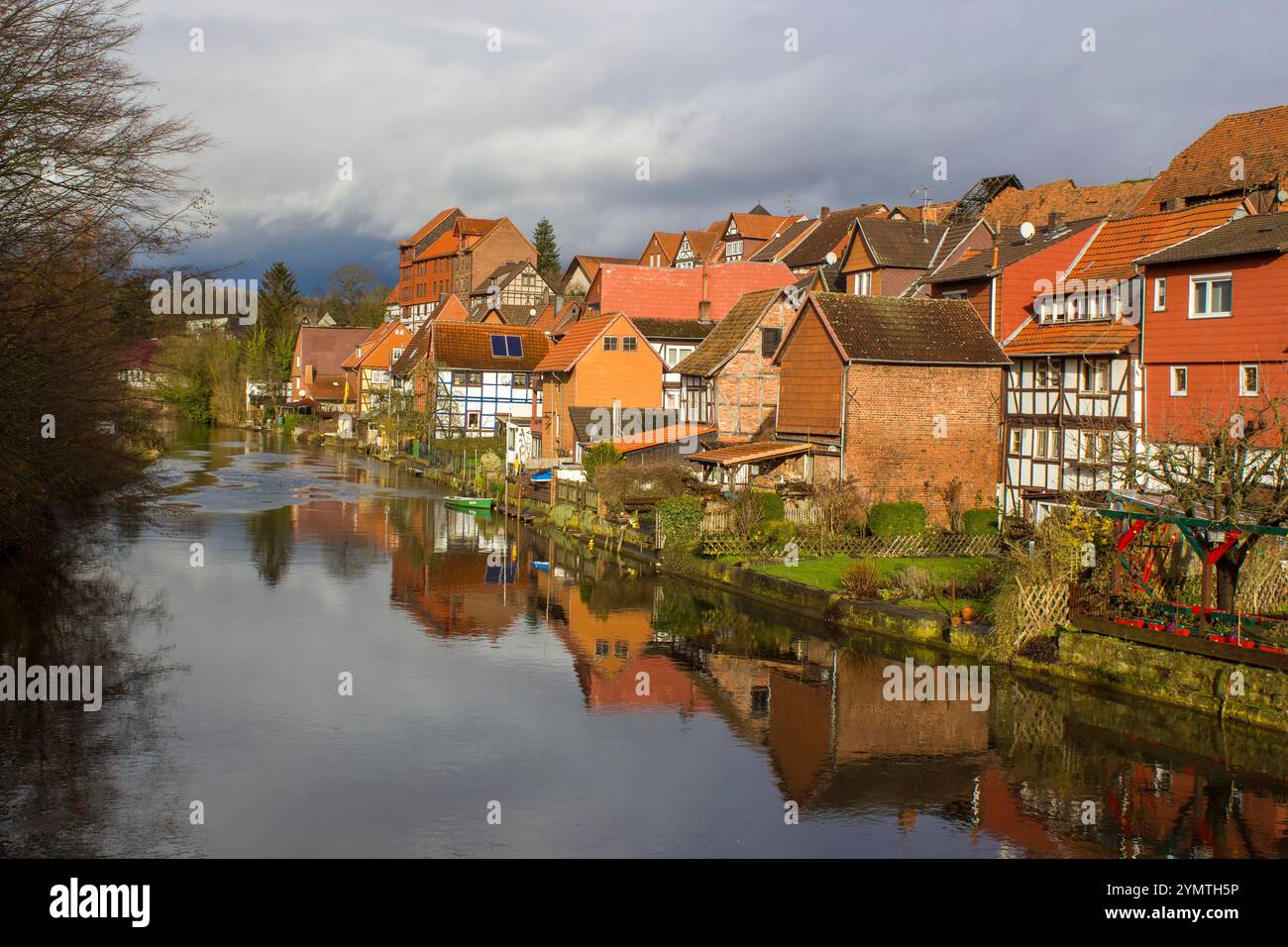 Die Stadt Bad Sooden Allendorf im Werra-Tal in Deutschland, Hessen Stockfoto
