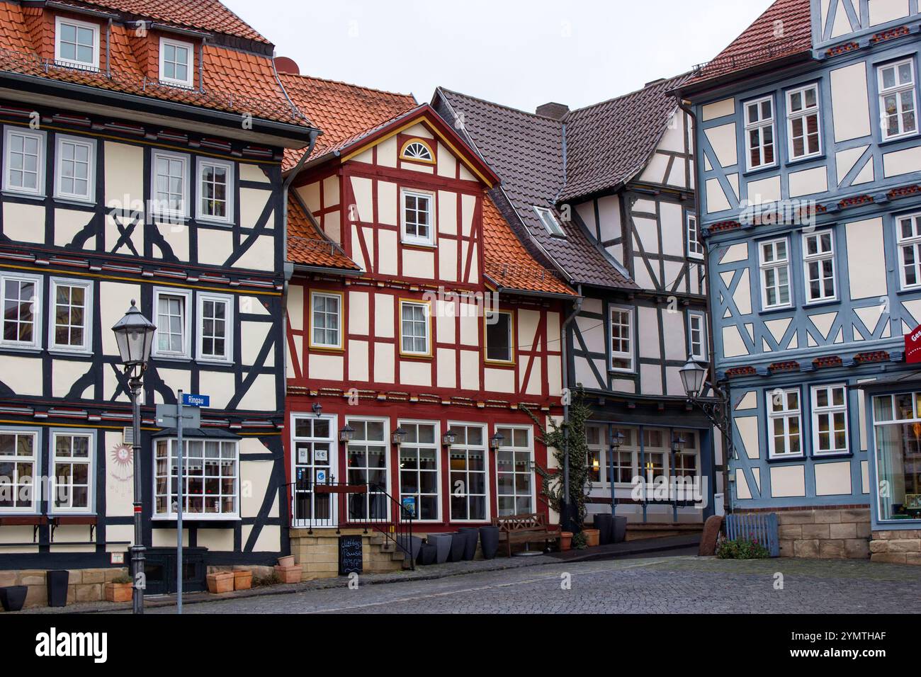Die Stadt Bad Sooden Allendorf im Werra-Tal in Deutschland, Hessen Stockfoto