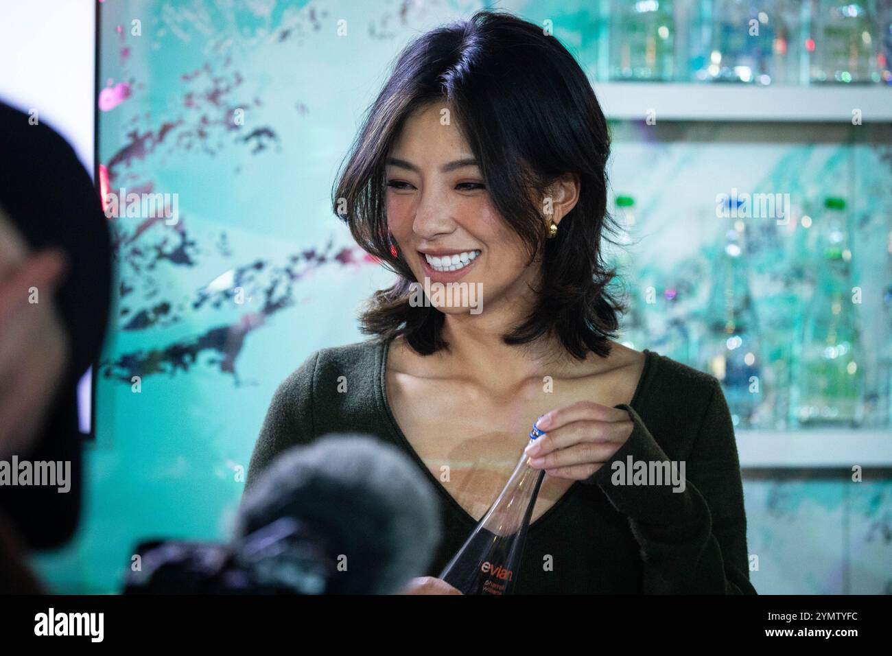 Profi-Golferin Muni 'Lily' He, Freundin von Alex Albon (THA, Williams Racing #23) USA, Formel 1 Weltmeisterschaft, Grand Prix von Las Vegas, Las Vegas Strip Circuit, 22.11.2024 Foto: Eibner-Pressefoto/Thomas Fuessler Stockfoto