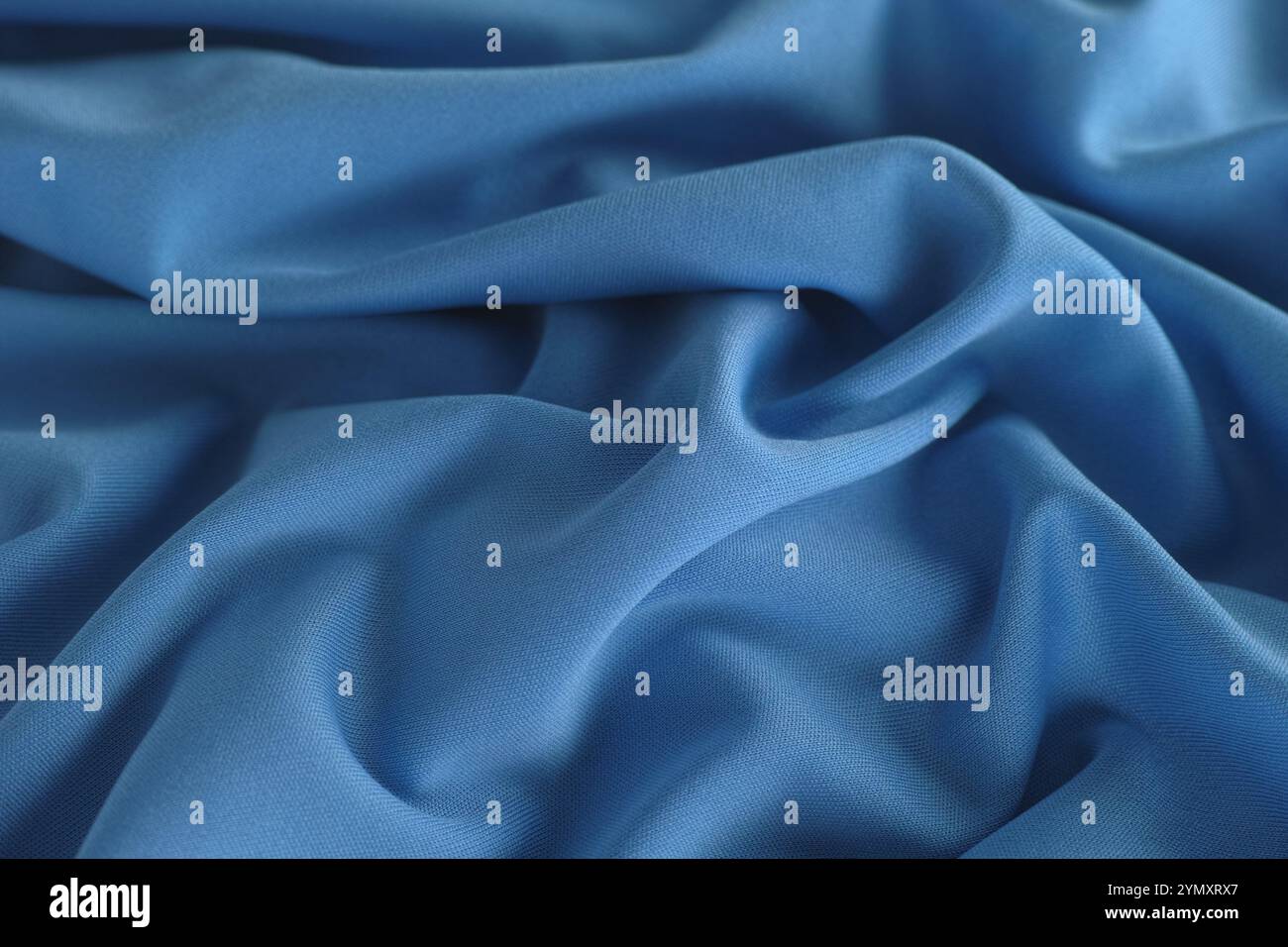 Ein hellblauer Texturhintergrund. Nahaufnahme. Stockfoto