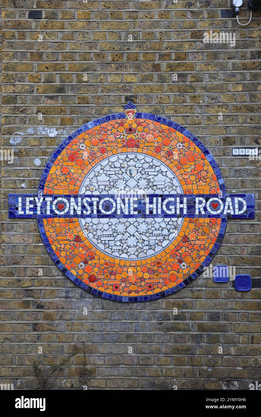 Leytonstone High Road Station, NE London, Großbritannien Stockfoto