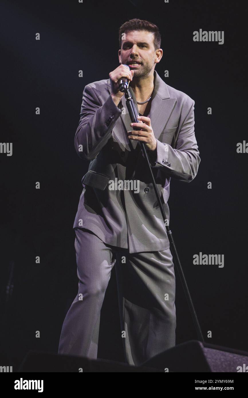 Jay Khan bei der Schlagernacht des Jahres live auf der Original Tour in der Berliner Uber Arena am 16. November 2024 Stockfoto