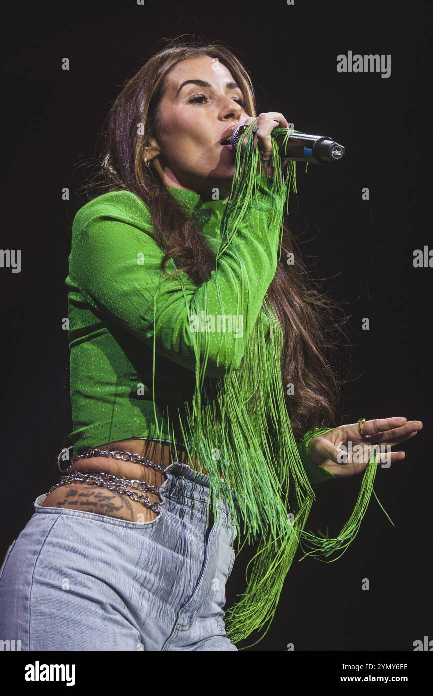 Sarah Engels bei der Schlagernacht des Jahres live auf der Original Tour in der Berliner Uber Arena am 16. November 2024 Stockfoto