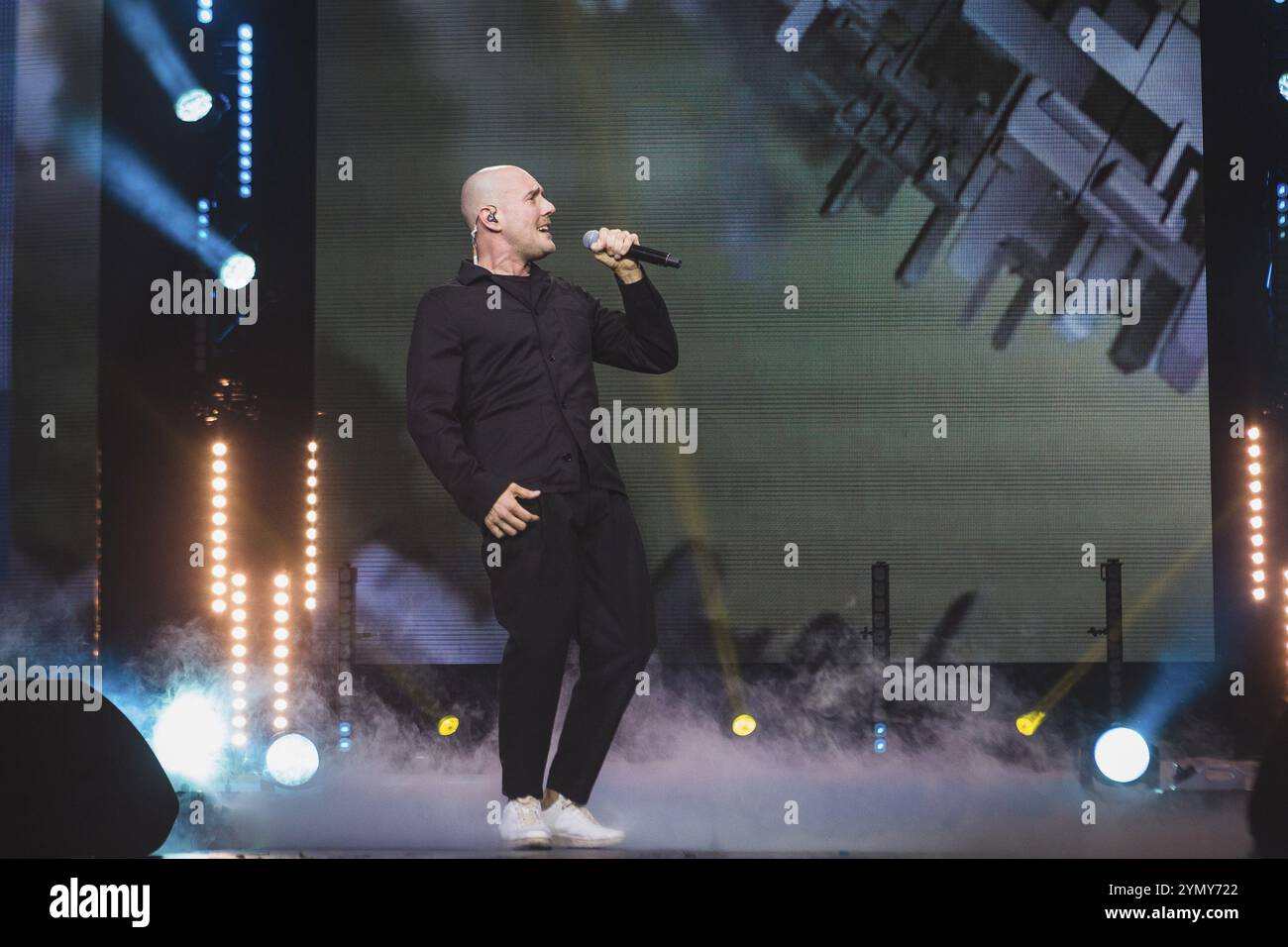 Oli. P bei der Schlagernacht des Jahres live auf der Original Tour in der Berliner Uber Arena am 16. November 2024 Stockfoto