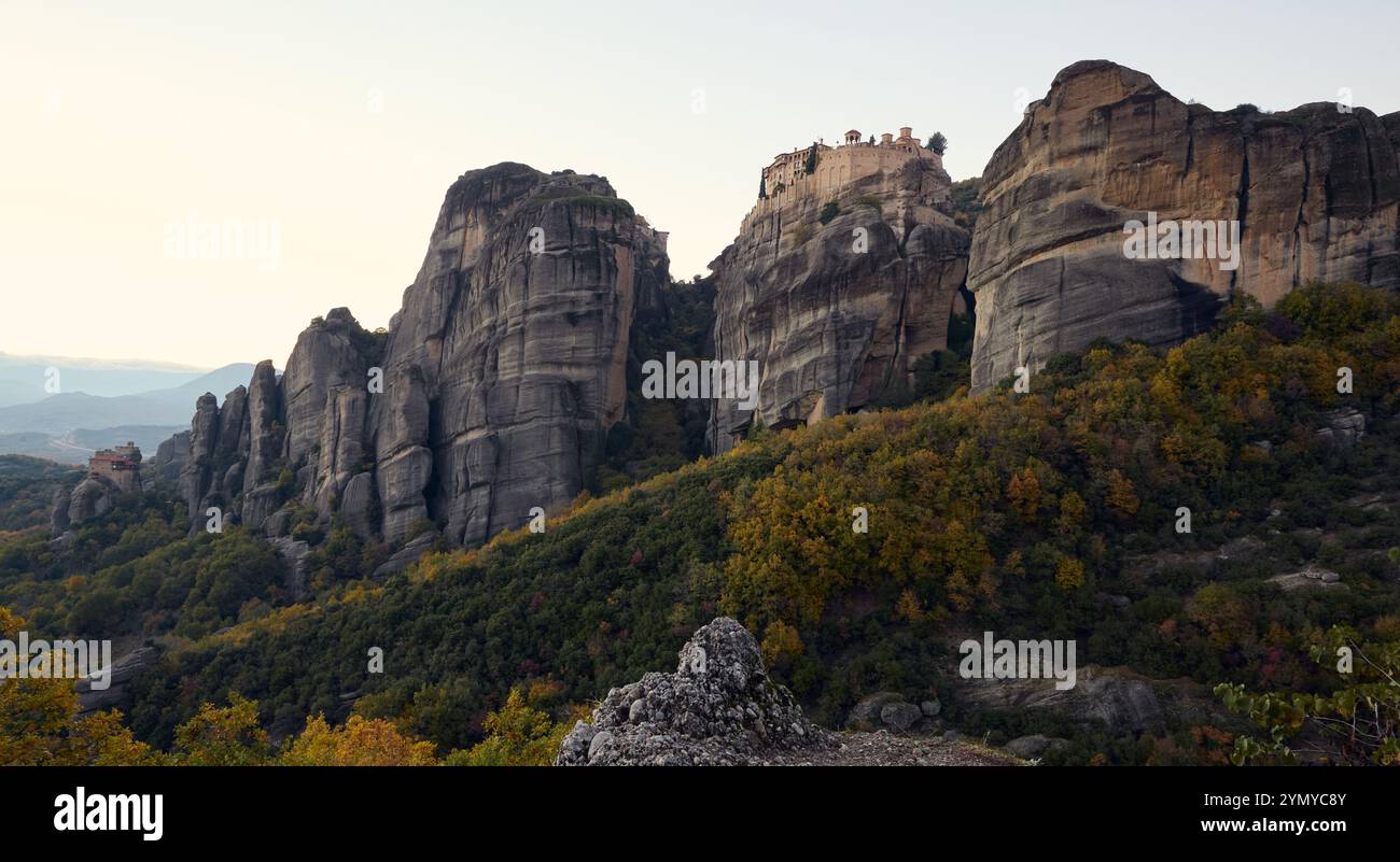 Varlaam Kloster in Meteora, Griechenland Stockfoto