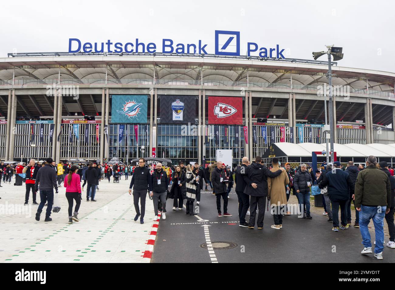 NFL International Series /Game: Miami Dolphins vs. Kansas City Chiefs am 05. November 2023, im Deutsche Bank Park, Frankfurt a.M., Deutschland Deutsche B Stockfoto