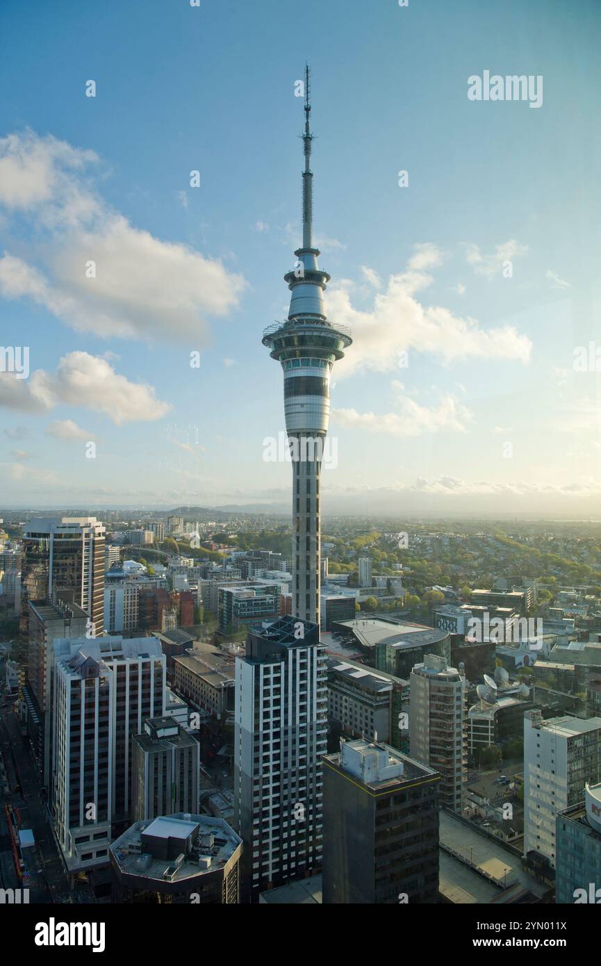 Skytower in Auckland Neuseeland Stockfoto