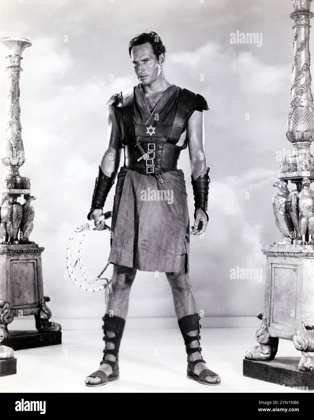 Charlton Heston in „Ben-Hur“ (MGM, 1959) Werbefoto Stockfoto