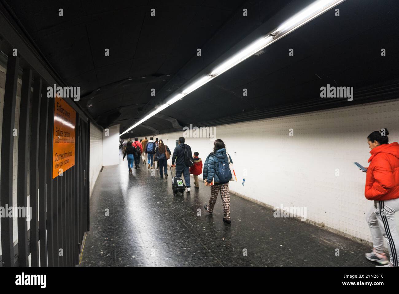 Placa Espanya Interchange Stockfoto