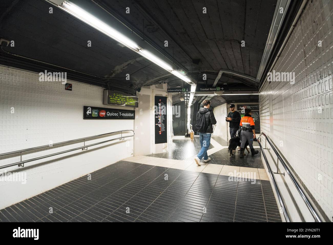 Placa Espanya Interchange Stockfoto
