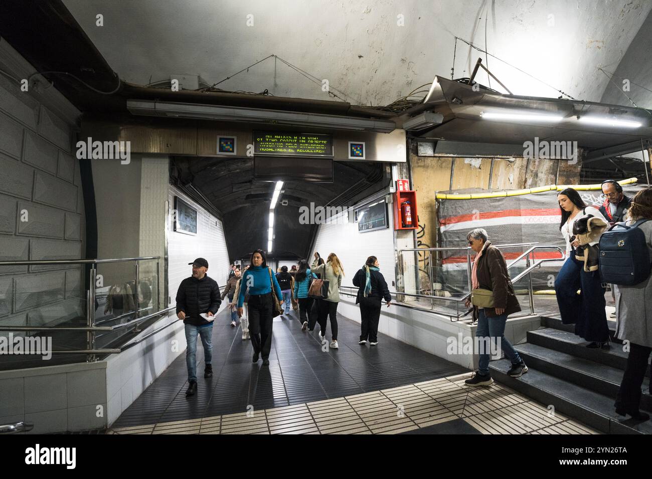 Placa Espanya Interchange Stockfoto