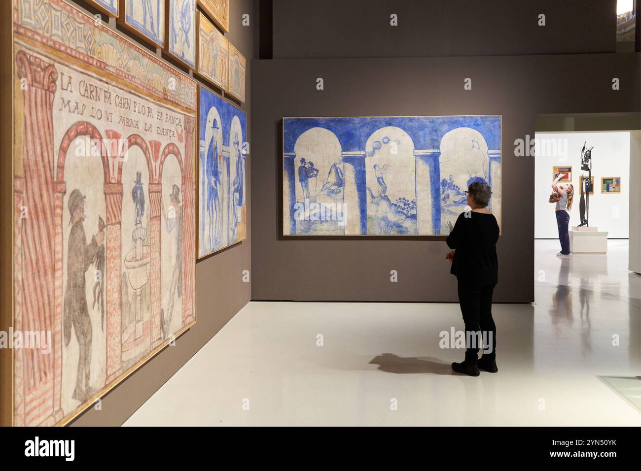 Die Galeries Laietanes, 1915 vom Kunsthändler Santiago Segura gegründet, war eines der Zentren für die Verbreitung von Noucentisme, nicht nur dank des Versprechens Stockfoto