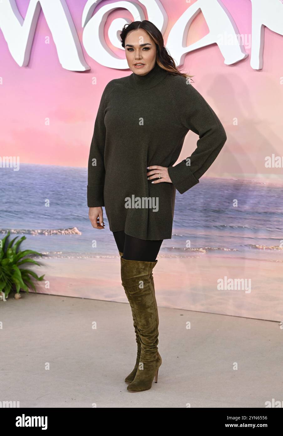 London, Großbritannien. November 2024. Tamara Ecclestone Rutland kommt zur britischen Premiere von Moana 2, Cineworld, Leicester Square. Quelle: Doug Peters/EMPICS/Alamy Live News Stockfoto