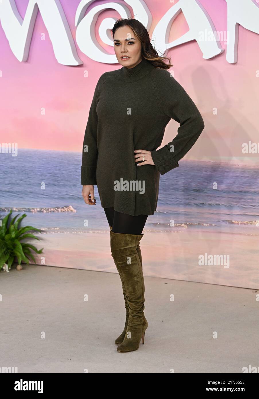 London, Großbritannien. November 2024. Tamara Ecclestone Rutland kommt zur britischen Premiere von Moana 2, Cineworld, Leicester Square. Quelle: Doug Peters/EMPICS/Alamy Live News Stockfoto