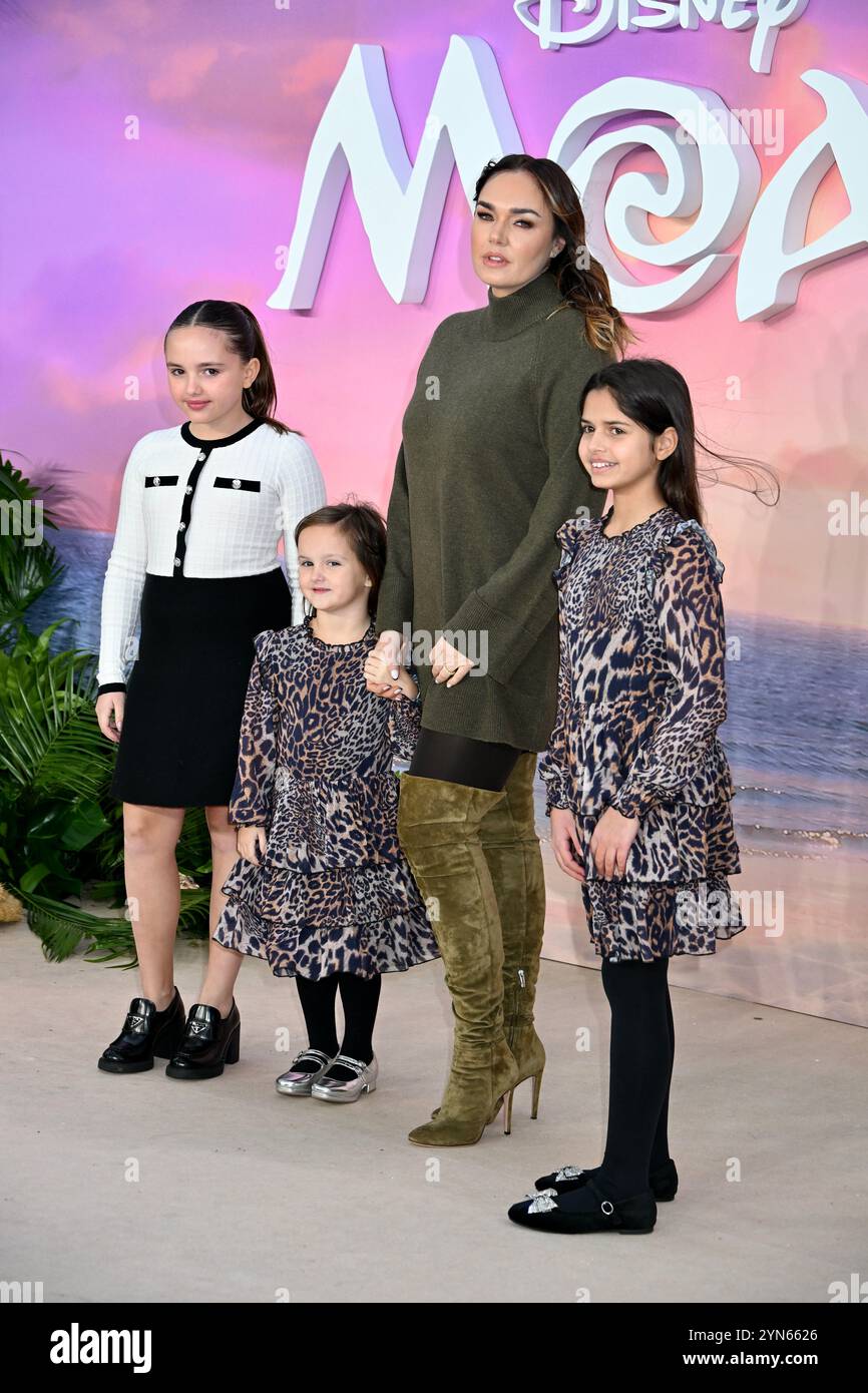 London, Großbritannien. November 2024. London, Großbritannien. Tamara Ecclestone Rutland. Moana 2 UK Premiere, Cineworld Leicester Square Credit: michael melia/Alamy Live News Credit: michael melia/Alamy Live News Stockfoto