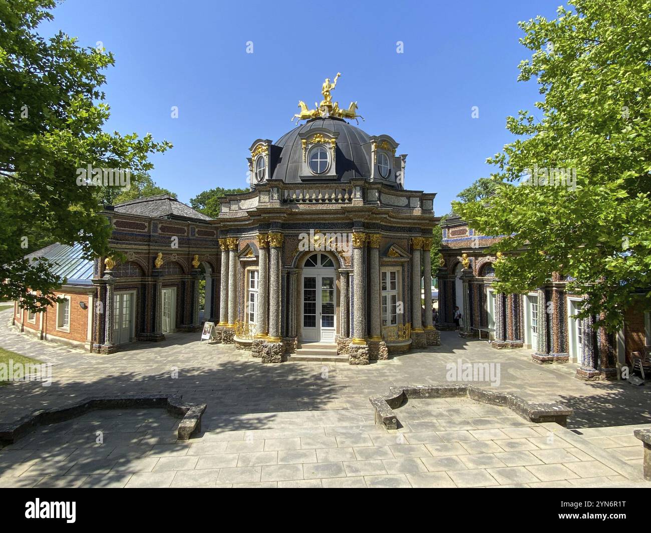 BAYREUTH, DEUTSCHLAND, 15. JULI 2022, berühmte barocke Eremitage von Bayreuth in Bayern Stockfoto