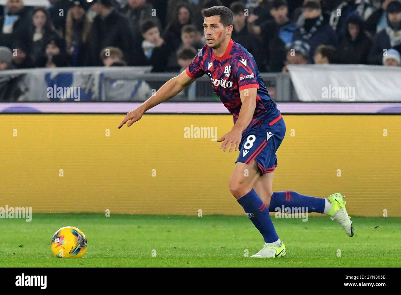 Rom, Latium. November 2024. Remo Freuler of Bologna während des Spiels der Serie A zwischen Lazio und Bologna im Olympiastadion in Rom, Italien, 24. November 2024. Gutschrift: massimo insabato/Alamy Live News Stockfoto