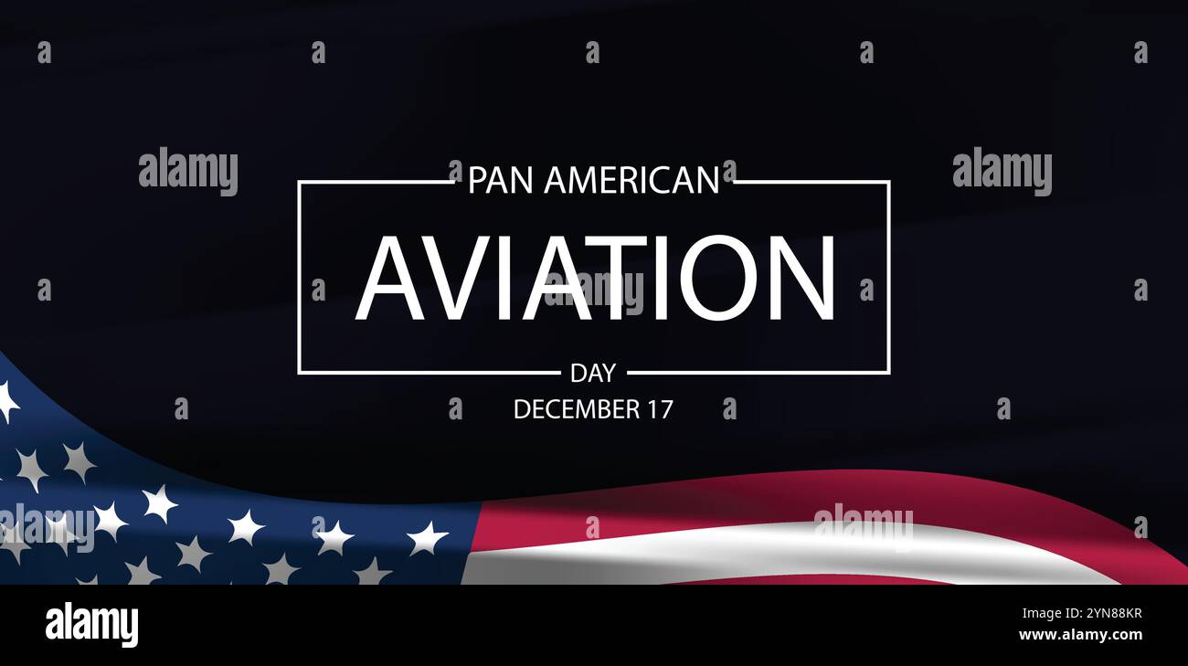 Die Auswirkungen von Pan American Airways auf die Luftfahrtgeschichte werden gewürdigt Stock Vektor