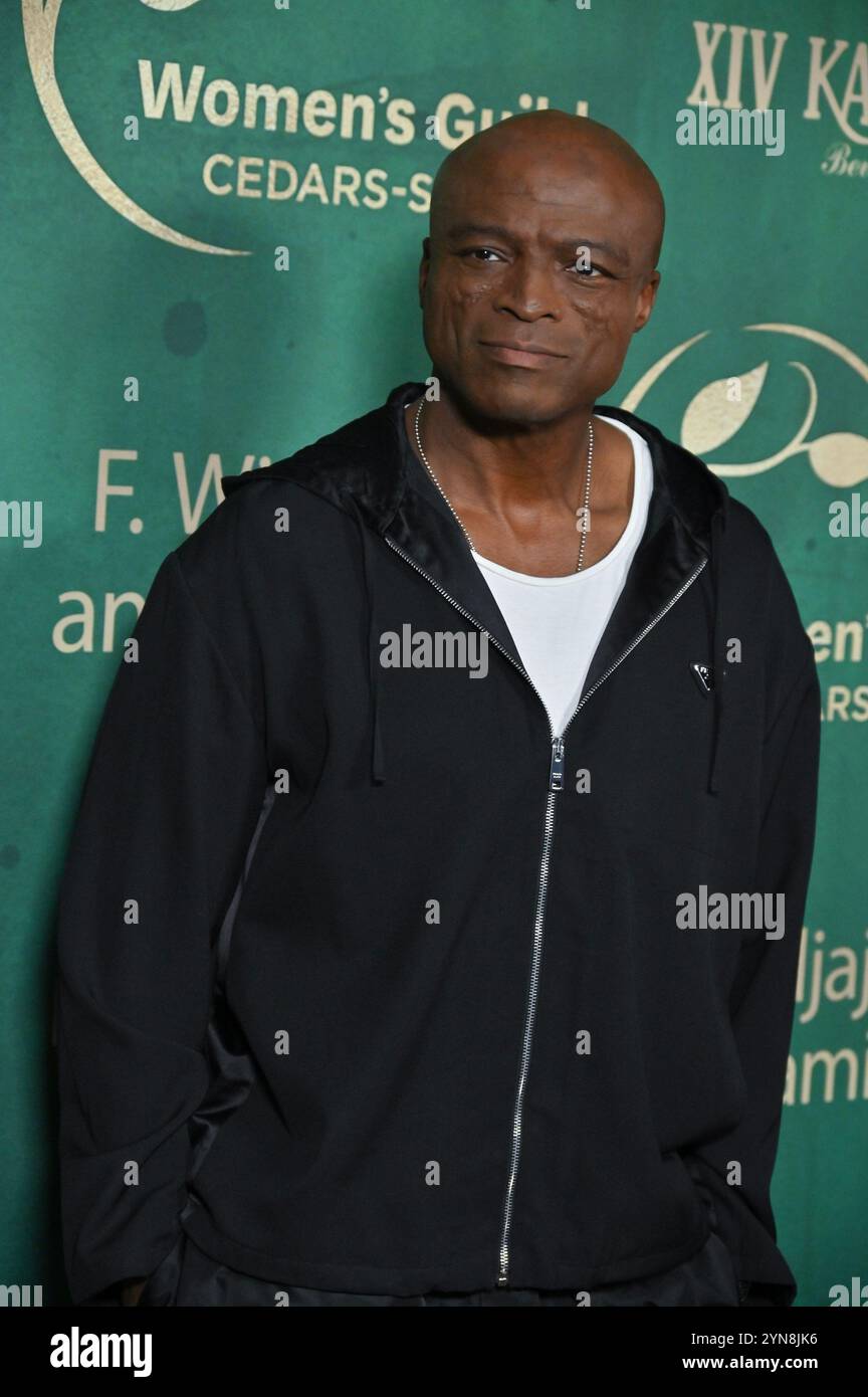 Beverly Hills, USA – 21. November 2023: Seal Henry Olusegun Olumide Adeola Samuel nimmt an der Cedars Sinai Woman's Guild Crystal Ball Gala 2024 Teil. Stockfoto