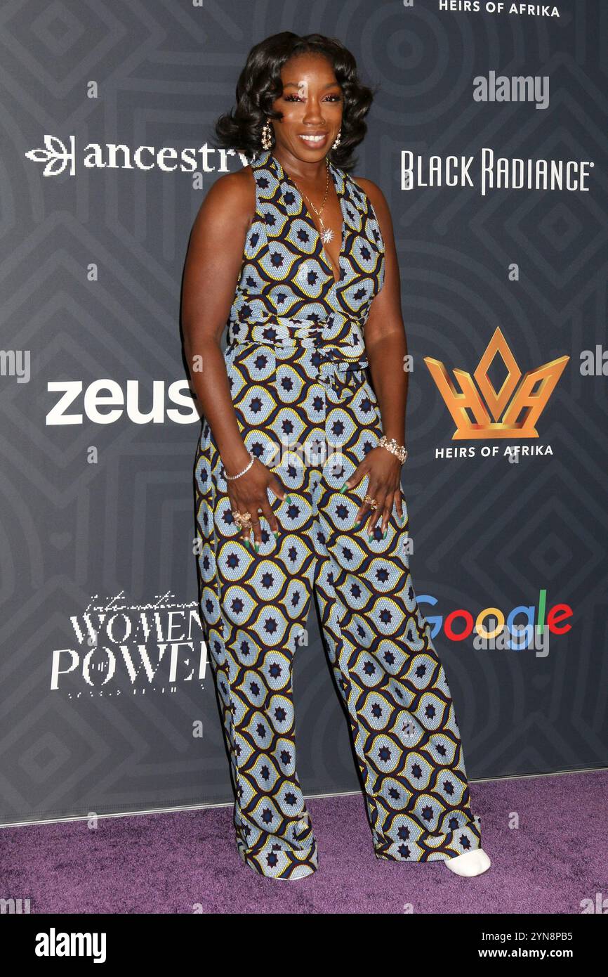 November 24, 2024, Los Angeles, CA, USA: LOS ANGELES - 24. November: Estelle bei den Koshie Mills Erben von Afrika präsentiert am 24. November in Los Angeles, CA (Credit Image: © Kay Blake/ZUMA Press Wire) die 7. Jährliche International Women of Power AwardsMolly Wolveck Art Exhibit to Benefit als Research & Care im Sheraton Grand am 24. November 2024 in LOS Angeles, CA (Credit Image: © Kay Blake/ZUMA Press Wire) NUR REDAKTIONELLE VERWENDUNG! Nicht für kommerzielle ZWECKE! Stockfoto