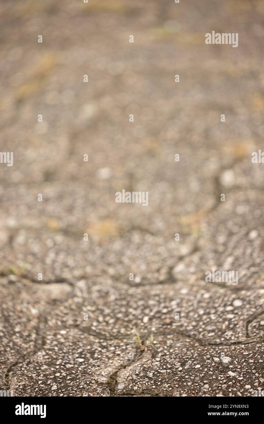 Granit Kopfsteinpflaster Hintergrund. Steinpflasterstruktur Stockfoto