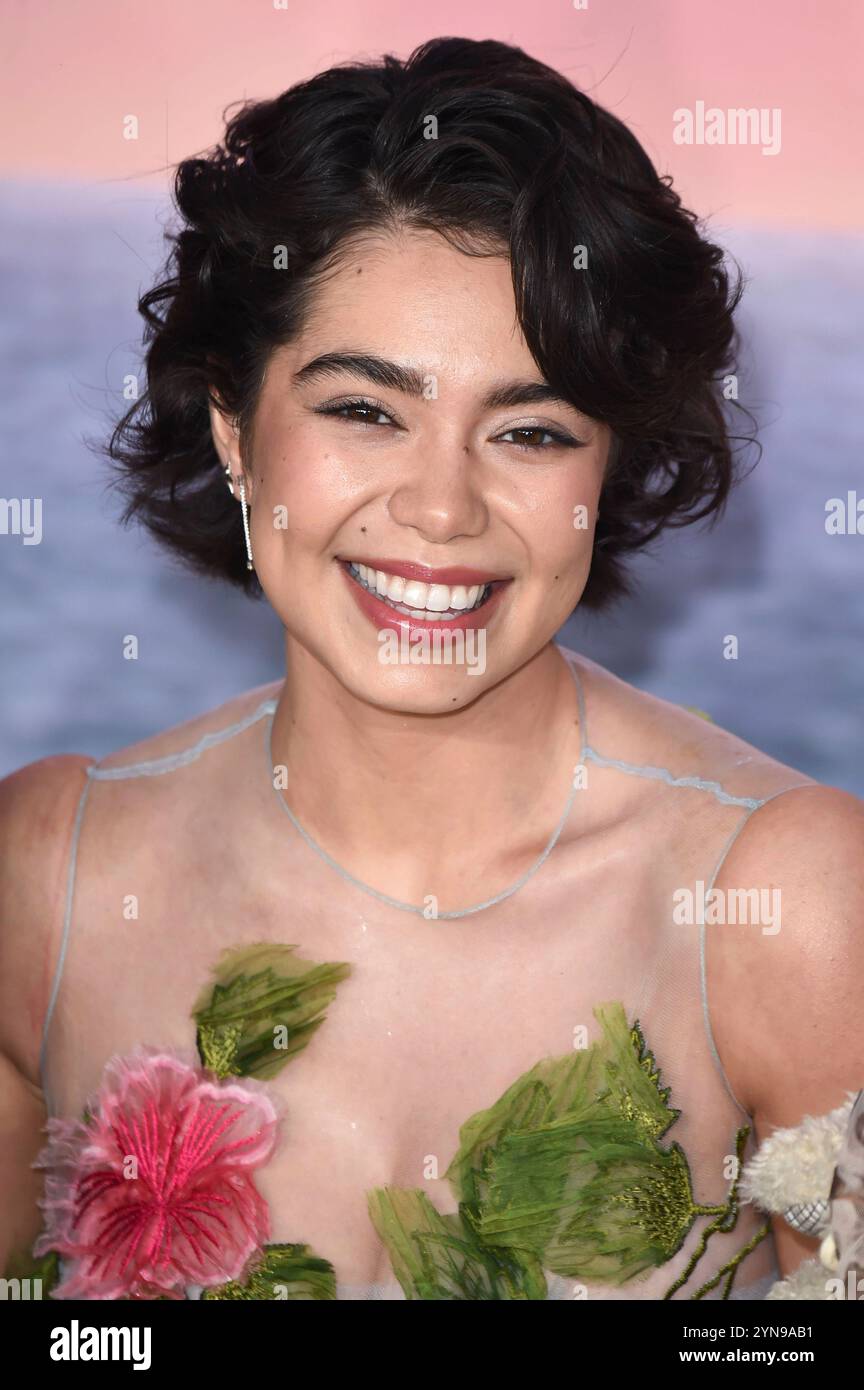 Auli i Cravalho bei der Premiere des Animationsfilms Moana 2 / Vaiana 2 im Cineworld Leicester Square. London, 24.11.2024 *** Auli i Cravalho bei der Premiere des Zeichentrickfilms Moana 2 Vaiana 2 am Cineworld Leicester Square London, 24 11 2024 Foto:XS.xVasx/xFuturexImagex moana 4188 Stockfoto