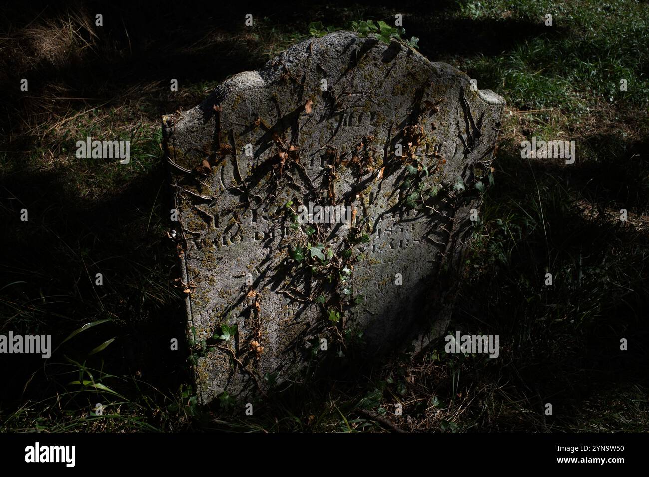 Grabstein Charsfield Suffolk UK Stockfoto