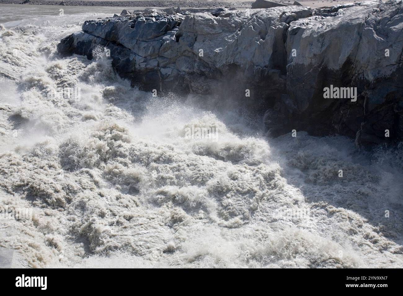 Klimawandel in Grönland. Stockfoto
