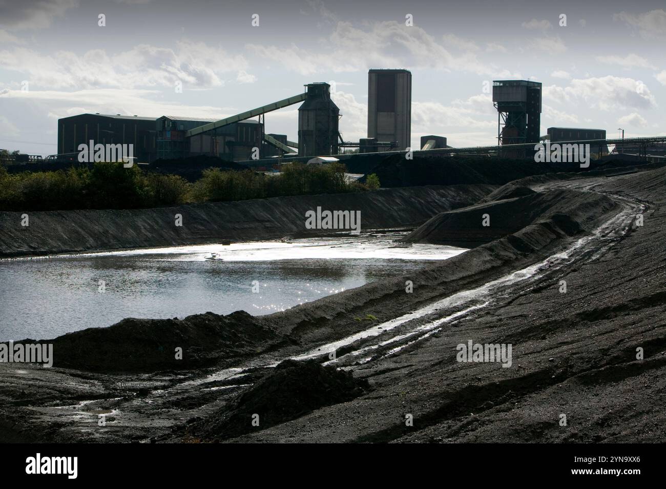 Klimawandel in Europa. Stockfoto