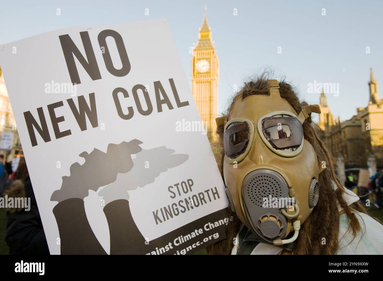 Klimawandel in Europa. Stockfoto