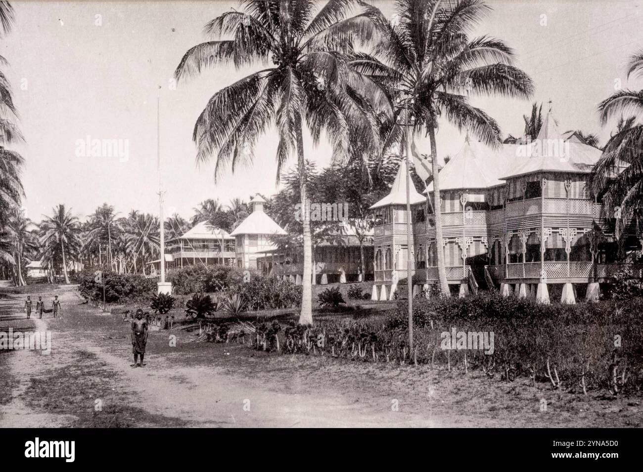 Papua-Neuguinea, Ostneubritisch, historische Fotografie von Rabaul während der deutschen Kolonialzeit Stockfoto