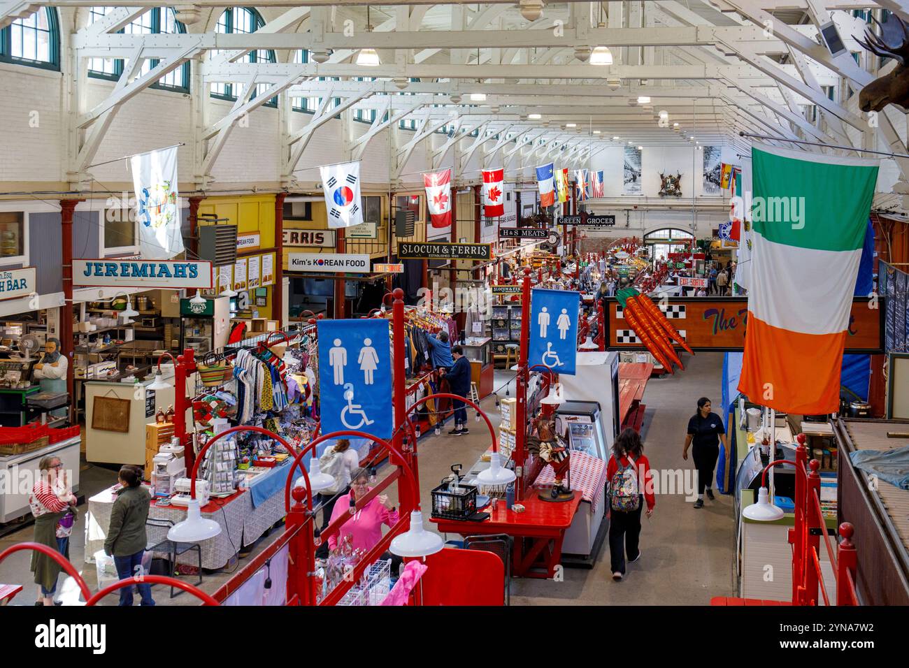 Kanada, Provinz New Brunswick, die Stadt Saint John (Saint-Jean), das Stadtzentrum, der öffentliche Markt Stockfoto