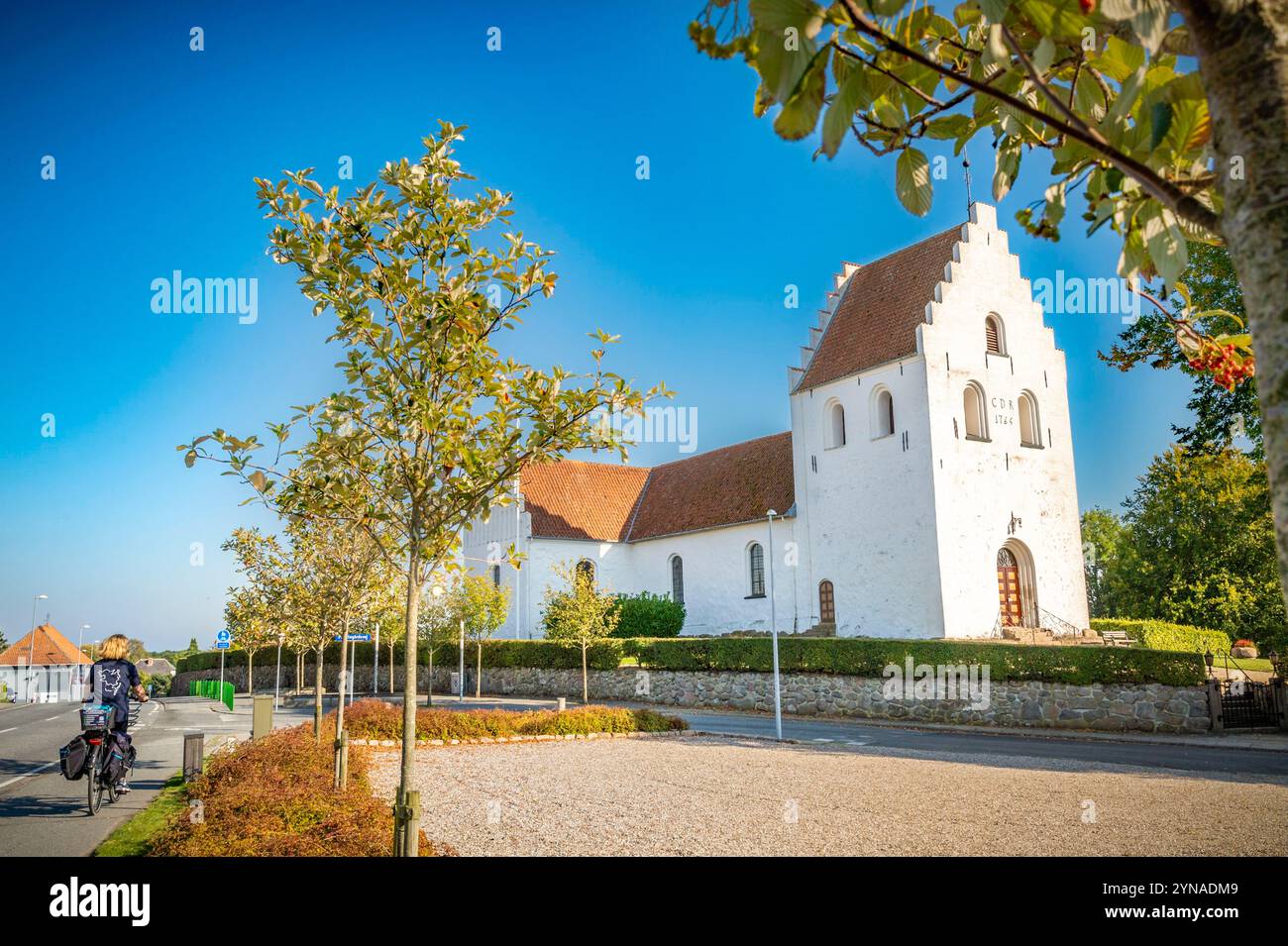 Dänemark, Fiona, UNESCO-Geopark Südfiona Archipel, Radfahren entlang der Schlossroute (Herregårdsruten) Stockfoto