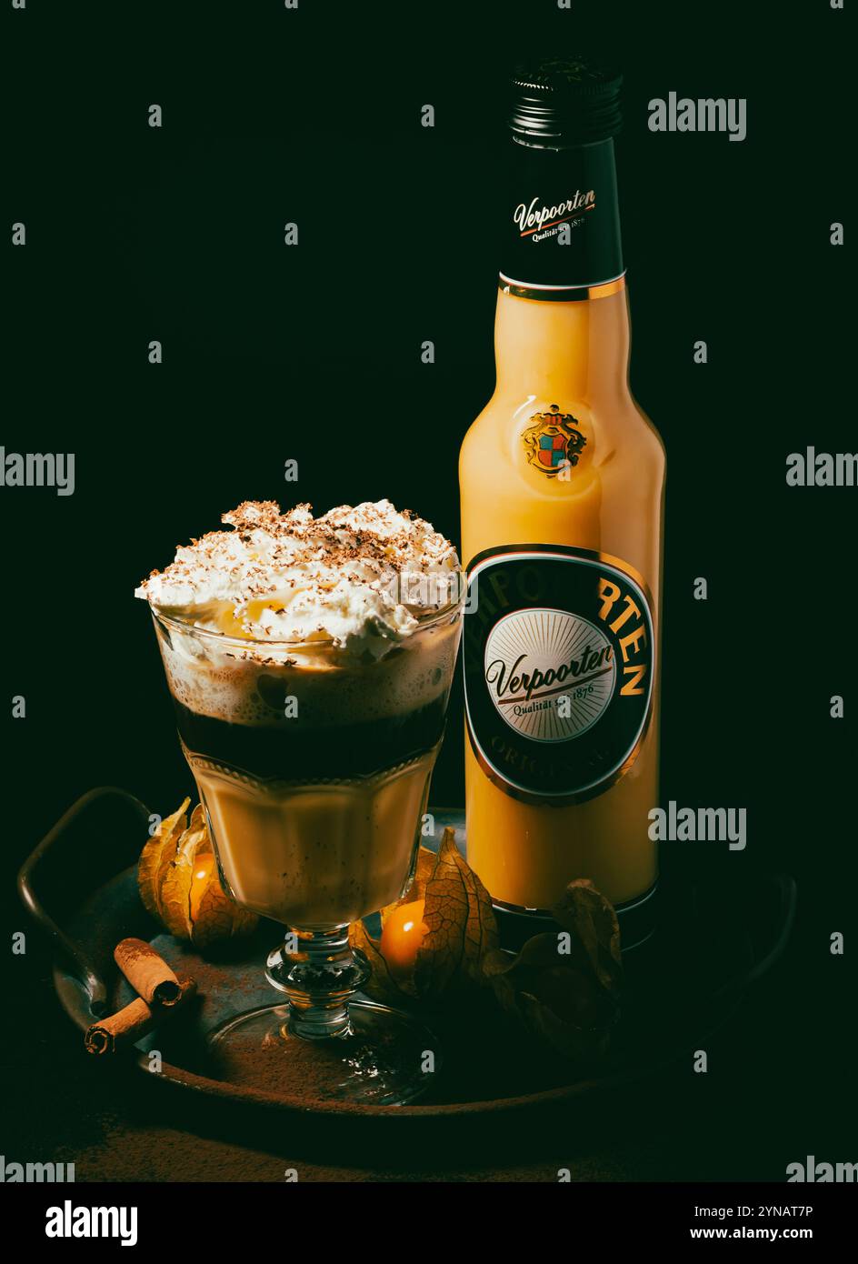 Eierlikör Verpoorten Stockfoto