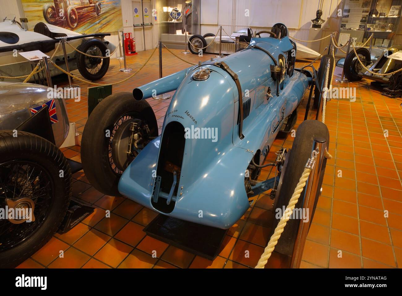 1934, Barnato-Hassan, Bentley, Brooklands, Museum, England, Stockfoto