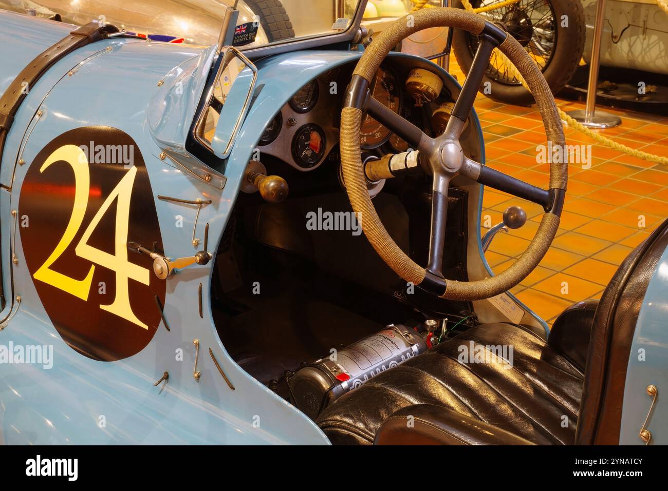 1934, Barnato-Hassan, Bentley, Brooklands, Museum, England, Stockfoto