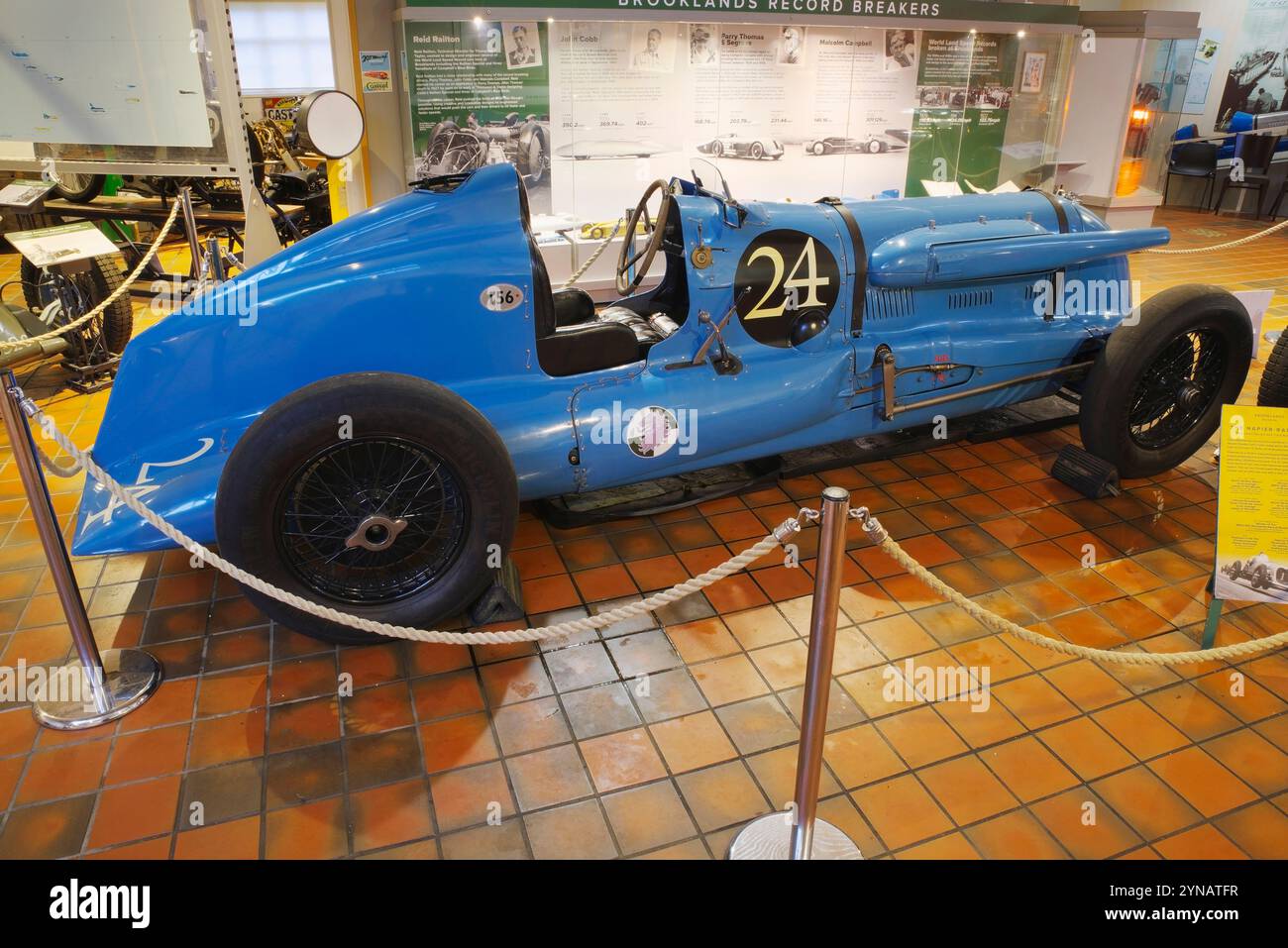 1934, Barnato-Hassan, Bentley, Brooklands, Museum, England, Stockfoto