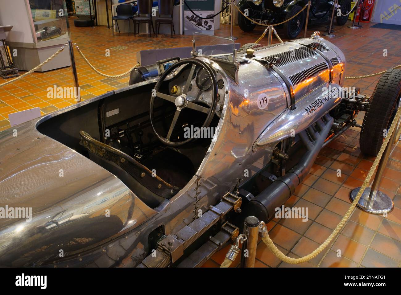 Napier-Railton, 1933, Racing Car, Brooklands, Museum, England, Vereinigtes Königreich. Stockfoto