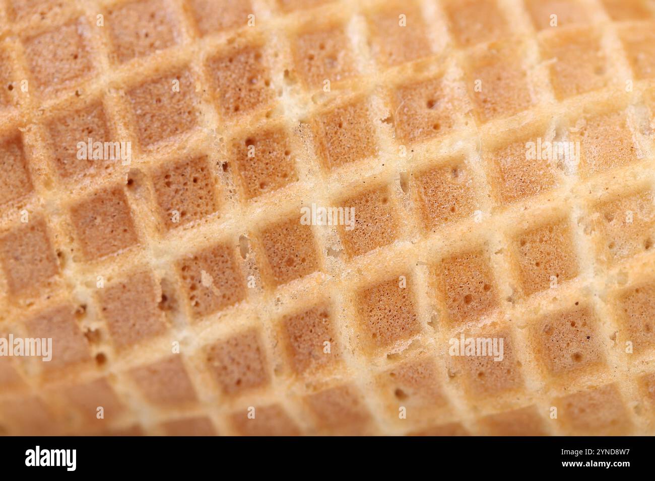 Nahaufnahme der Wafer-Hintergrundtextur. Makro. Hintergrund. Stockfoto