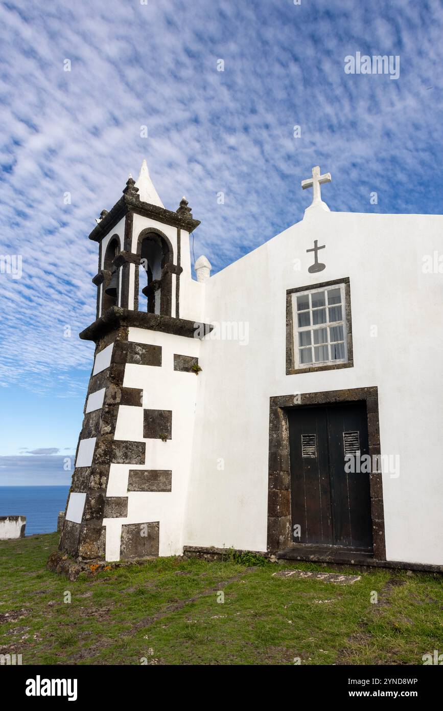 Die Eremitage von Nossa Senhora da Ajuda ist eine portugiesische Eremitage auf dem Monte da Senhora da Ajuda in Santa Cruz, Insel Graciosa, in Th Stockfoto