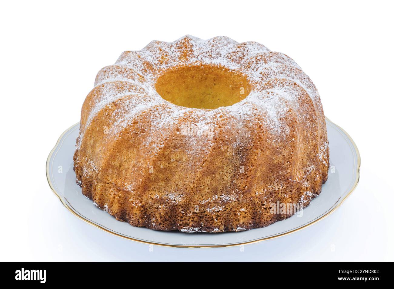 Ein Marmorkuchen, Bundt Kuchen, Gugelhupf Studio Foto, Österreich, Europa Stockfoto