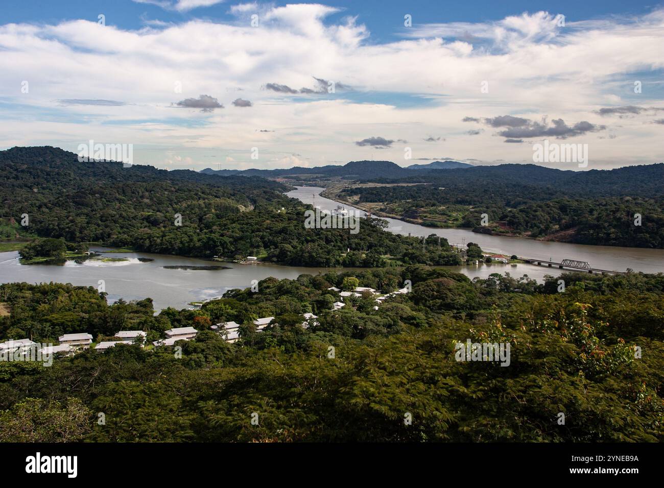 Panama-Kanal Stockfoto