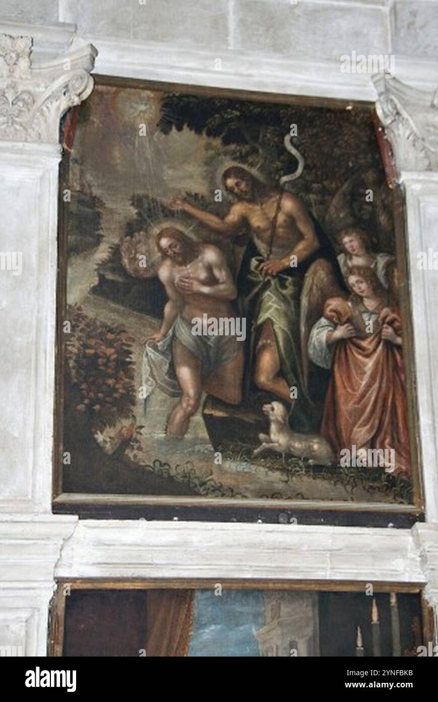 Caliari P. il Veronese (1609), Battesimo di Gesù Cristo, Triveneto. Stockfoto