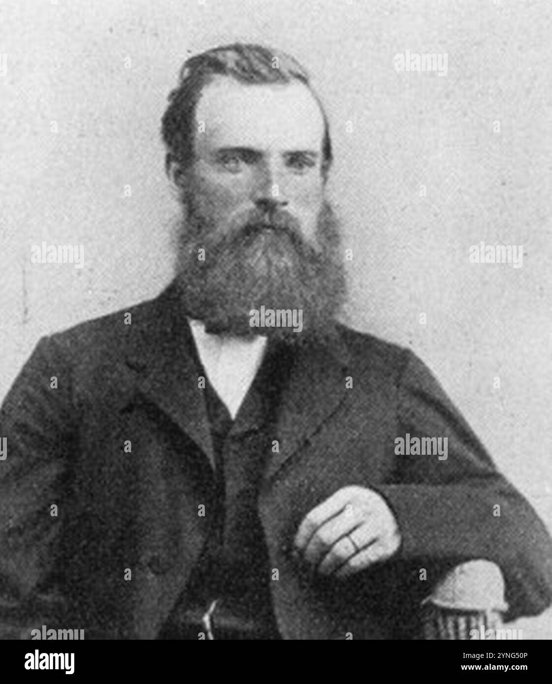 Carl Russ-Suchard-1872. Stockfoto