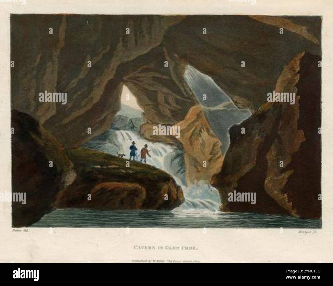 Cavern in Glen Croe von J. Merigot - James Mérigot Stockfoto