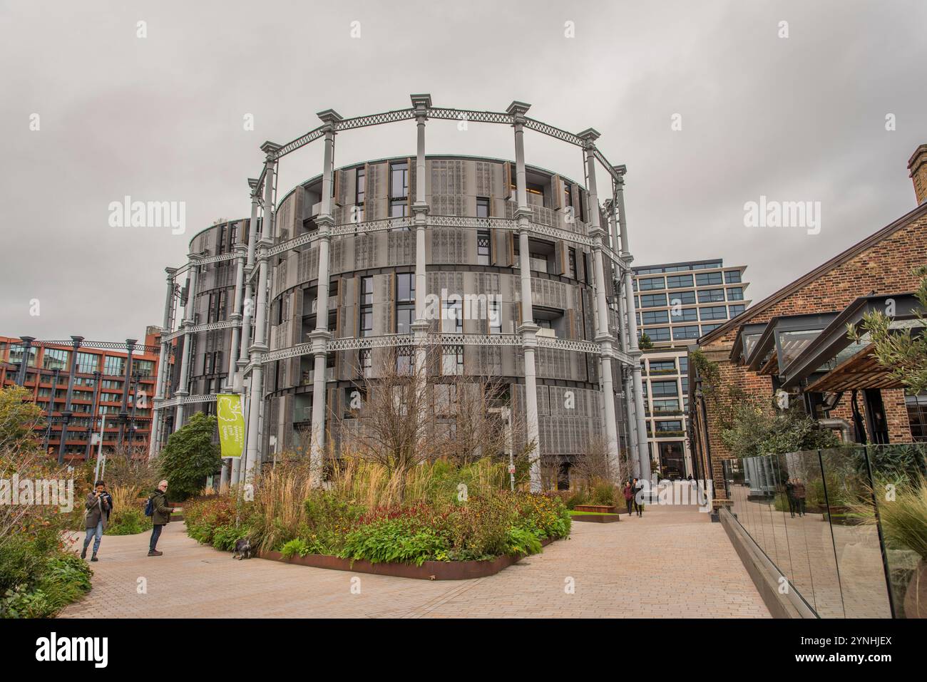 Sanierung im Kings Cross Area in London, Großbritannien Stockfoto