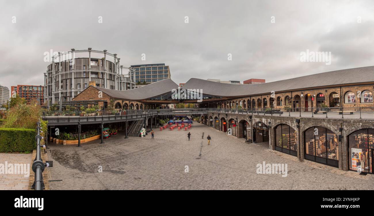 Sanierung im Kings Cross Area in London, Großbritannien Stockfoto