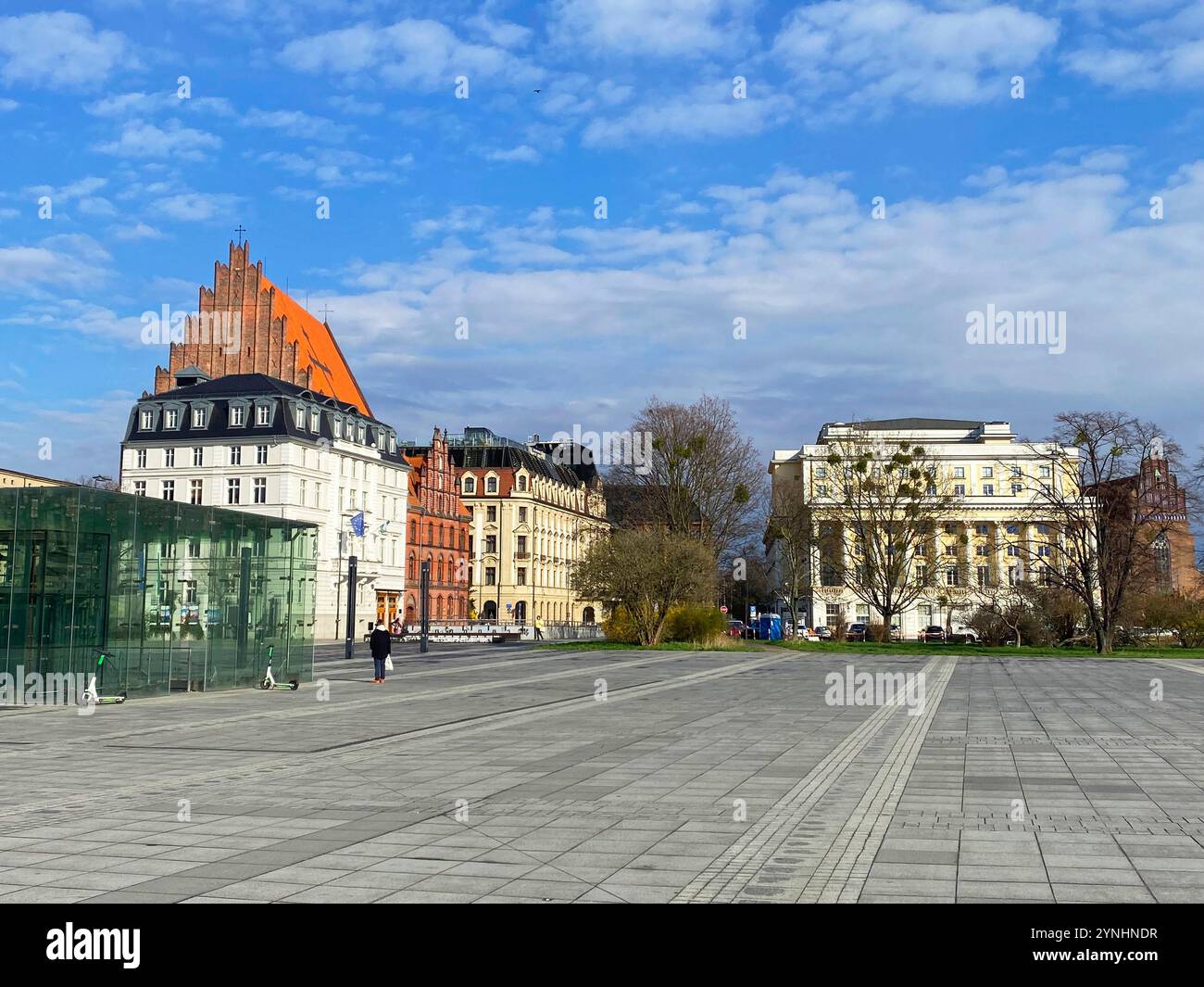 Preußische Könige Plaace, Breslau, Niederschlesien, Polen Stockfoto
