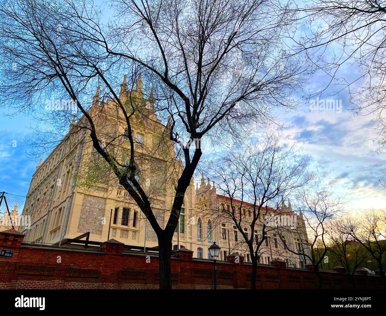 Die Schule Nuestra Señora del Pilar. Madrid, Spanien. Stockfoto
