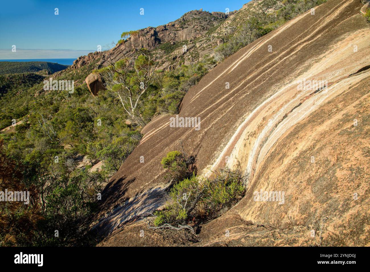 Australien, Tasmanien, Ostküste, Coles Bay, Freycinet National Park, Mount Amos Stockfoto